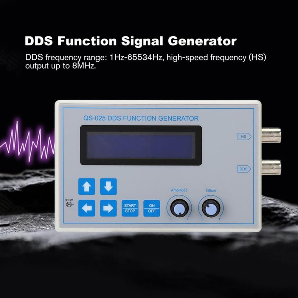 Signal Generator Module Dds Function Signal Generator Sine Triangle Square Wave Frequency 1Hz-65534Hz