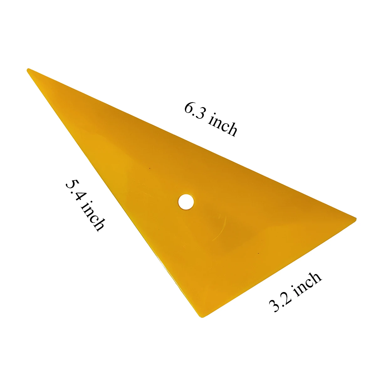 Zilveren Driehoek Schraper Vinyl Hoek Reparatie Behang Auto Sticker Raam Verven Rakel Gele Go Hoek Gereedschap A73 A48 A05