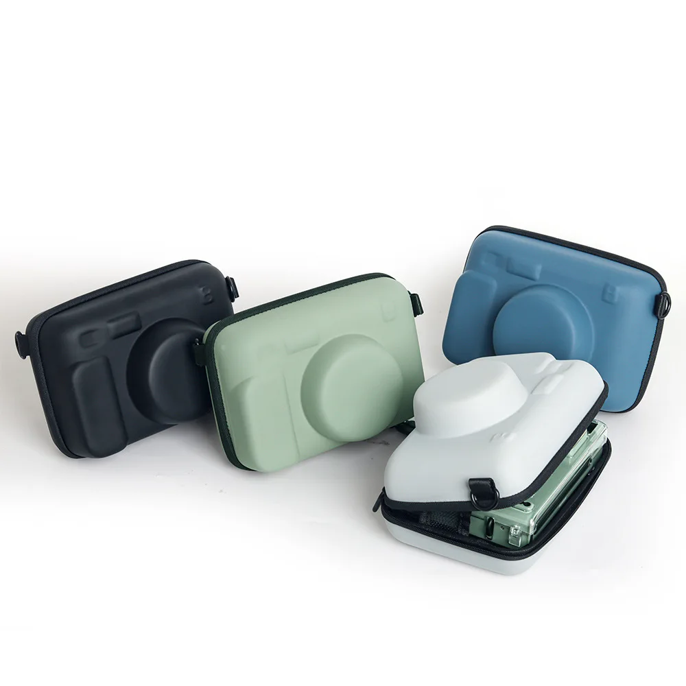 Sac pour appareil photo rétro pour Fujifilm Instax Wide W400/210/300/LOMO avec bandoulière, housse en cuir PU, étui de protection pour appareil photo