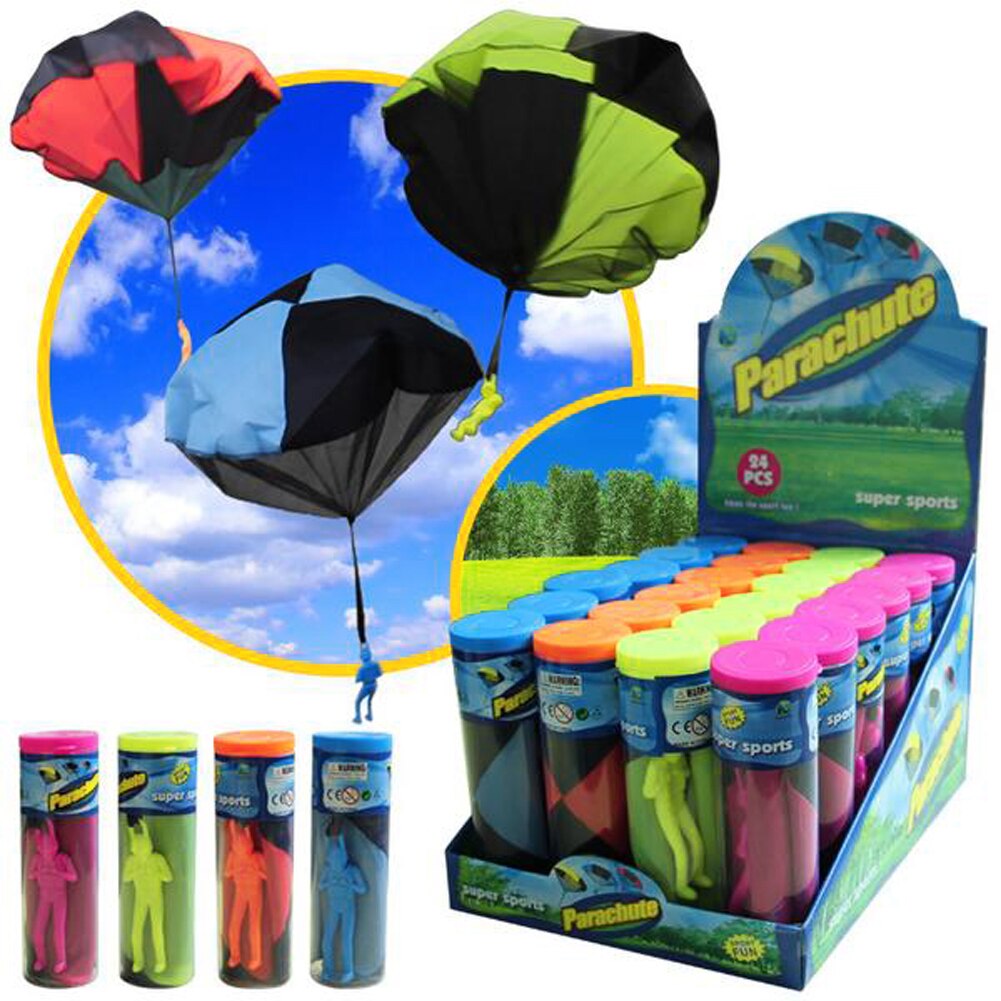Mini Hand Gooien Parachute Outdoor Sport Fly Speelgoed Educatief Kinderen Spelen Soldaat Parachute Fun Vliegende Speelgoed Voor Kinderen