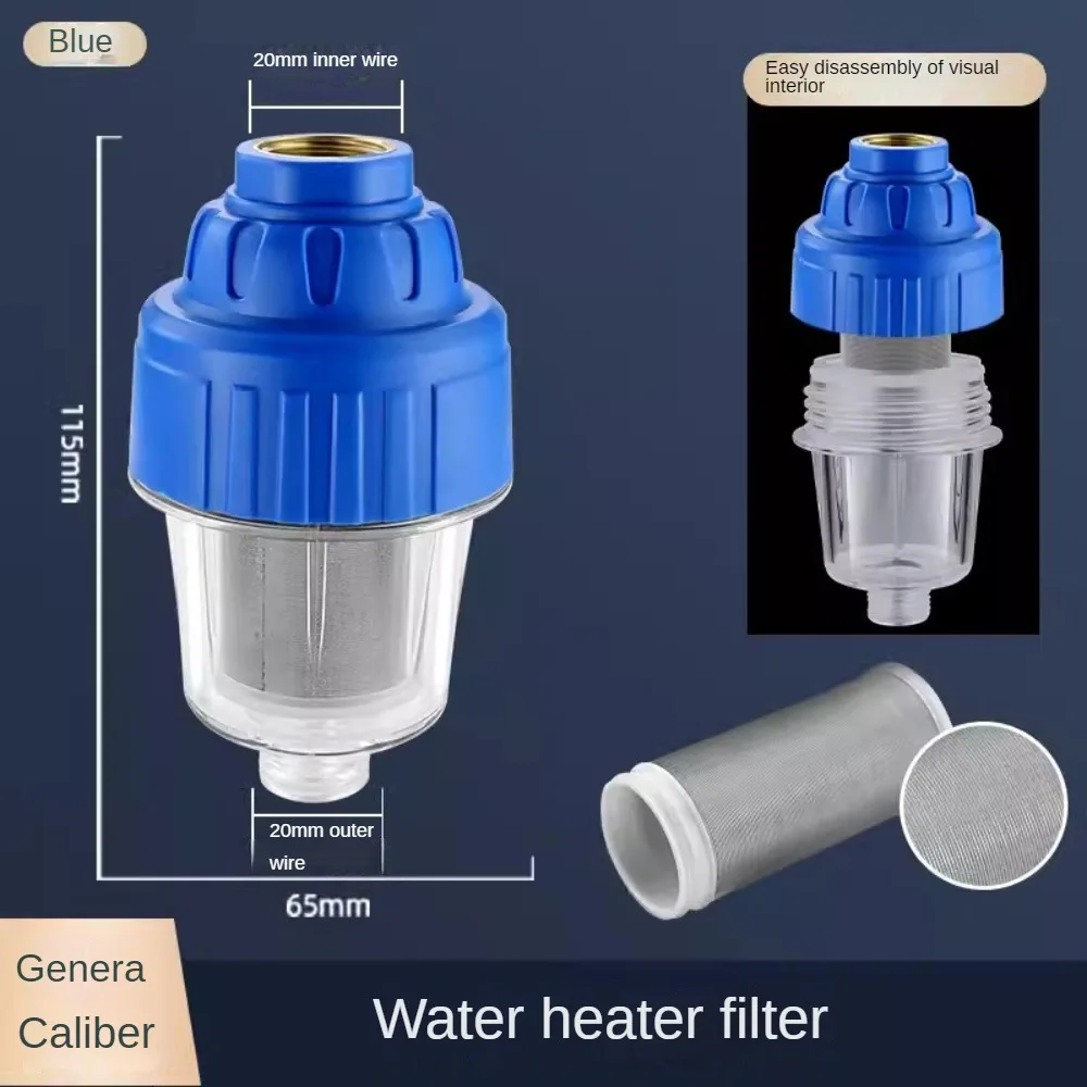 Filtro de ducha de agua del grifo doméstico de acero inoxidable, purificador antiescala, filtro frontal de entrada libre para agua potable