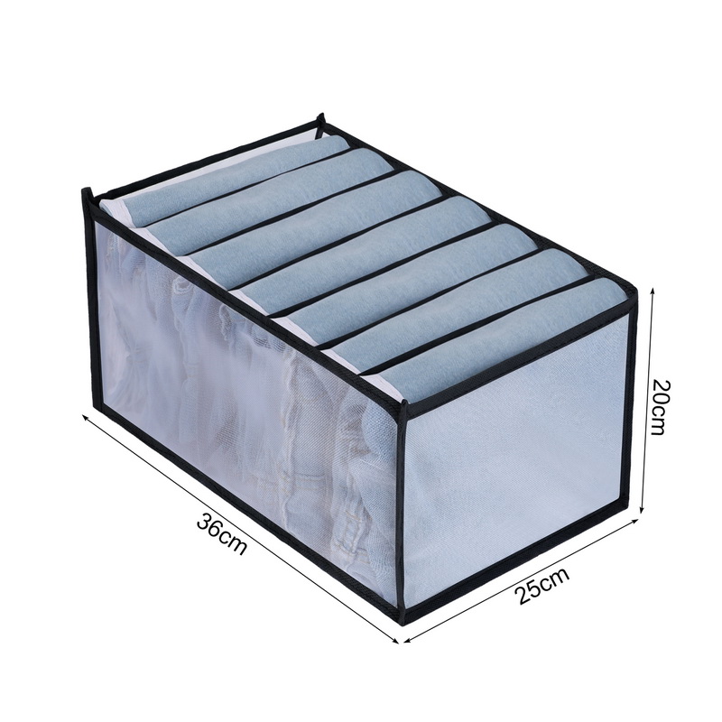 1PC Home Closet Organizer Voor Ondergoed Sok Kast Divider Opbergdoos Organizer voor kleding Opvouwbare Lade Organizer: Army Green