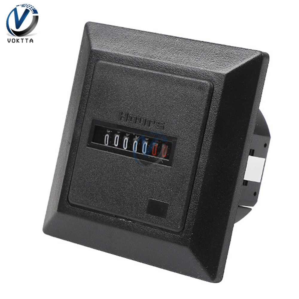 0-99999.9 Hour Meter AC 220-240V Digital Timer function Electronic Hermetic Counter 50Hz Hourmeter Gauge Industrial Standard