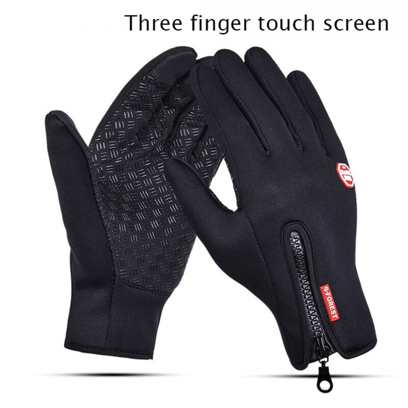 Winter Fishing Gloves Anti Slip Full Finger Warm Neoprene PU Breathable Leather Fitness Carp Fishing Gloves Fishing Accessories