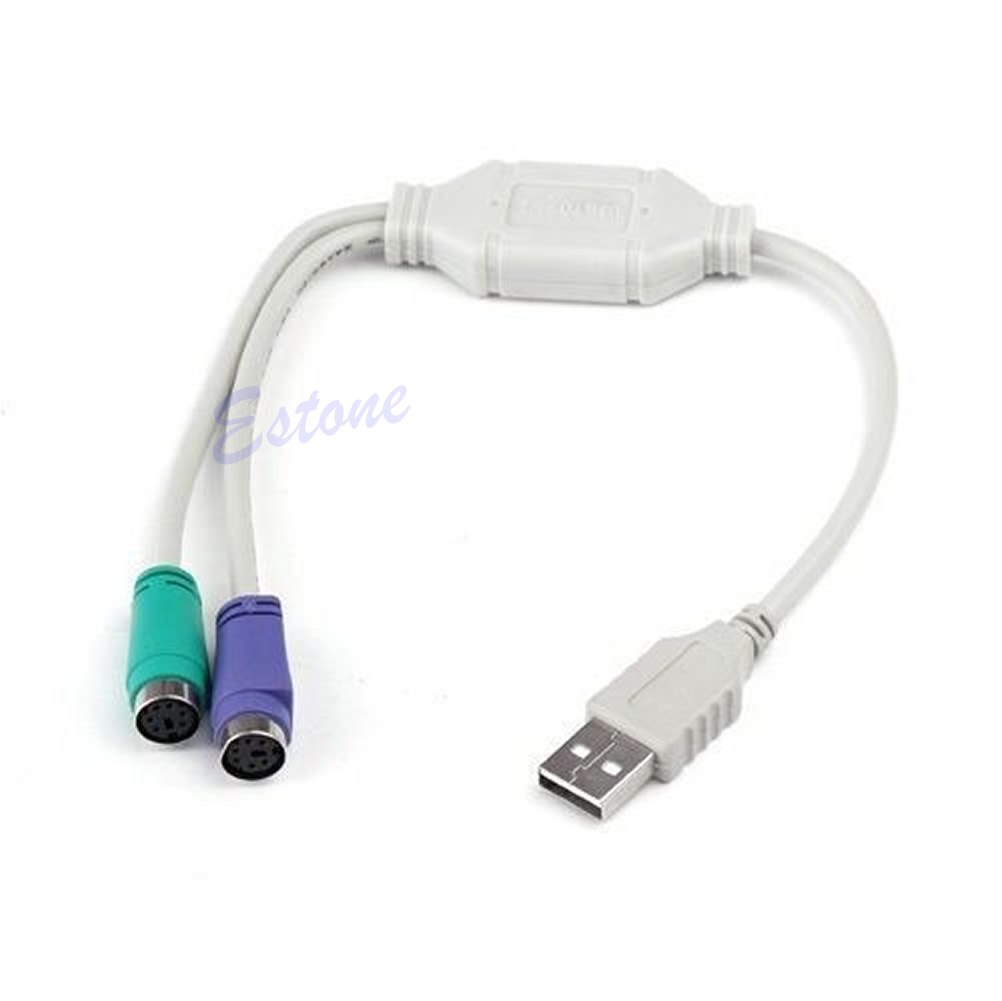 USB Male To PS/2 PS2 Female Converter Adapter Converter Cable Cord Keyboard