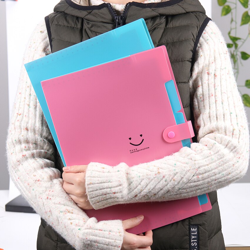 1Pc A4 File File Bag Mailbag Bill Folder, Folder, Fixture, School Office Folder File Storage Stationery