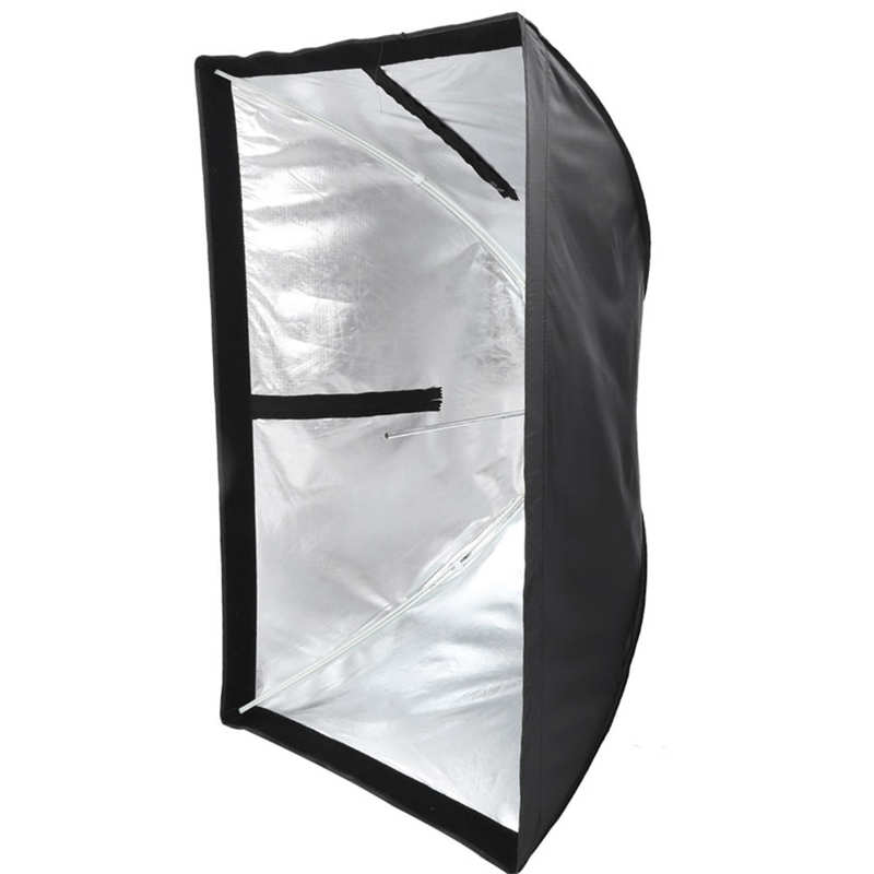 60 x 90cm nylon draagbare fotostudio softbox paraplu diffuser reflector voor speedlight flitser