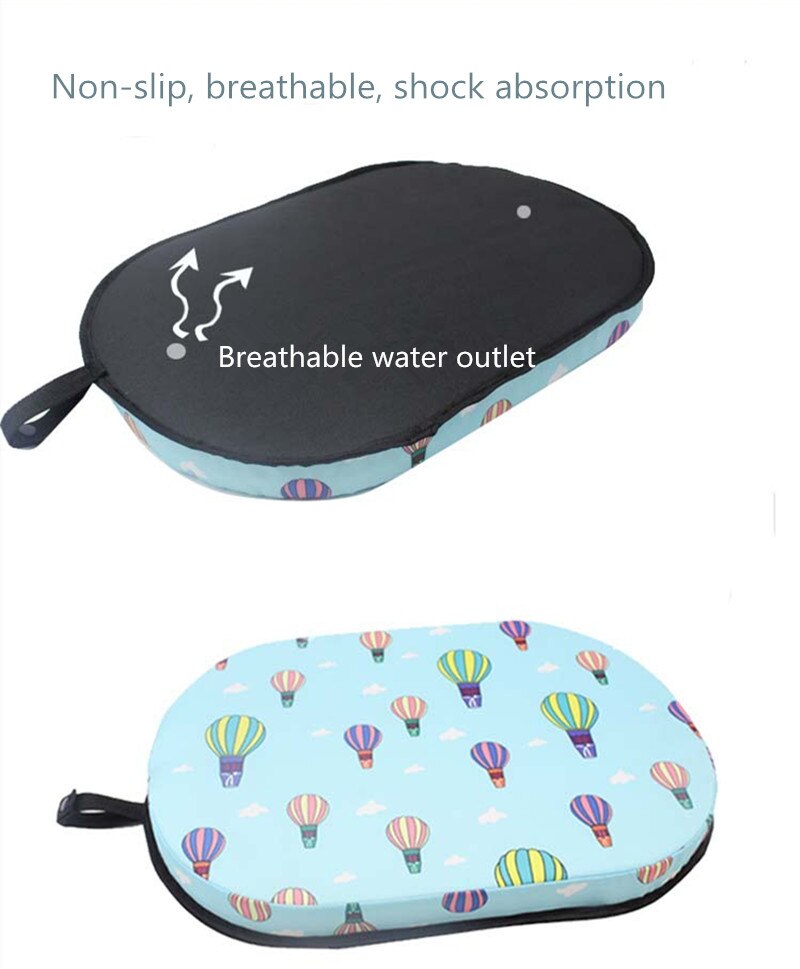 Baby Bad Kneeler Pad Antislip Baby Bad Mat Waterdicht Doek Afdrukken Cushioned Kneeler Comfortabele Dikke Knielen Kussen