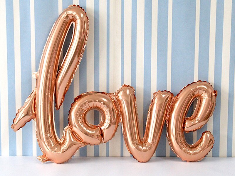 DIY Celebration Decor Letters Birthday Wedding Party 30\ 40\ LOVE Foil Balloons