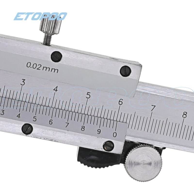 Calibrador vernier profissional com garra dupla, 9-150mm, ferramenta de medição de precisão, bisel vernier interno, ferramenta de medição