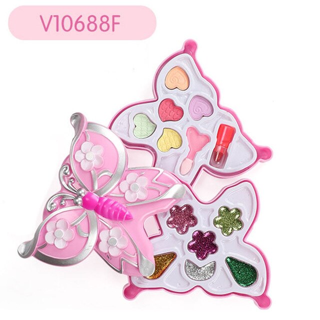 Jenter sminke leker skjønnhet sminke verktøy barn late som leke leker trygge giftfri dressing kosmetisk neglelakk leker: V10688f