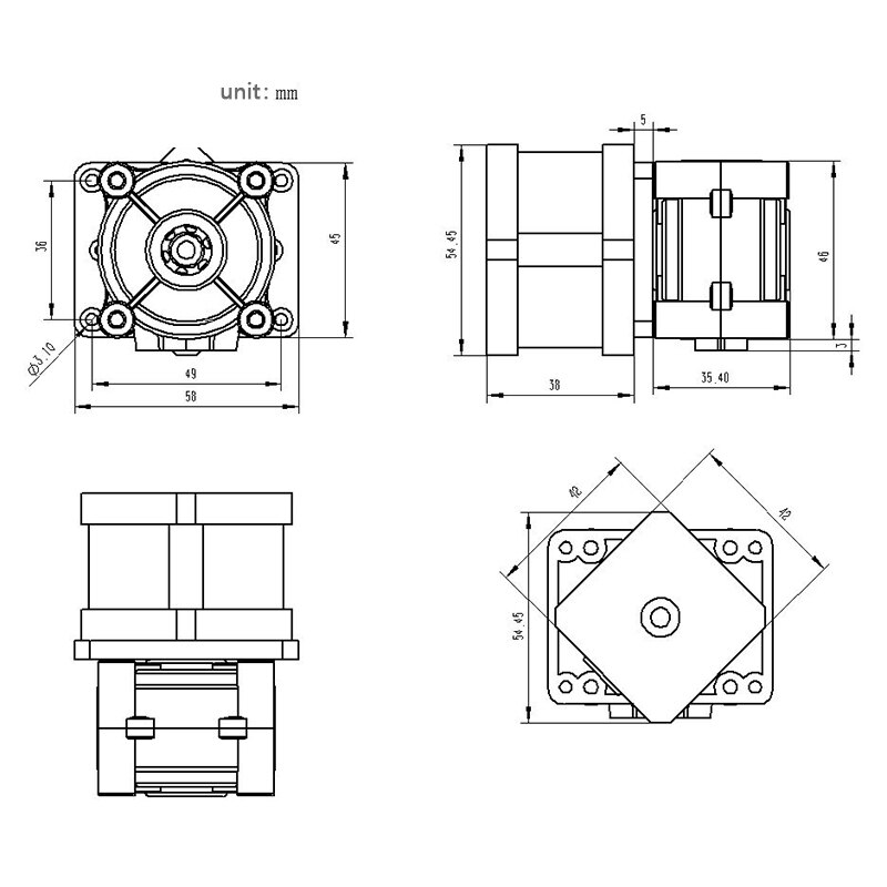 12V Fast Loading Large Flow Pump Anti-Corrosion Peristaltic Pump Vacuum Pump Strong Suction Pump Self-Priming Pump Viscous Pump