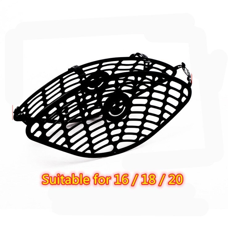 Bicycle electric vehicle protection net anti - pinch footBicycle child seat safety net safety net plate electric bike mountain b: small black