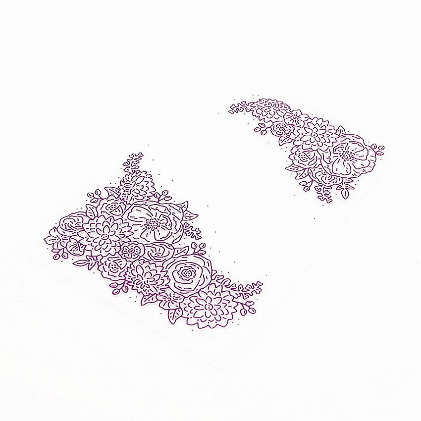 plastic flower template craft card making paper card album wedding decoration Embossing folders