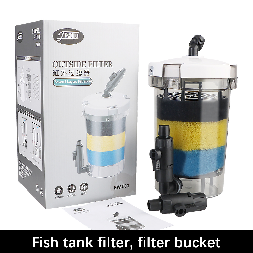 Drei Schichten Oxygenierung Tauch Filterung Externe Filter Fass Aquarium Filter Wasserfilter Für Aquarium Aquarium