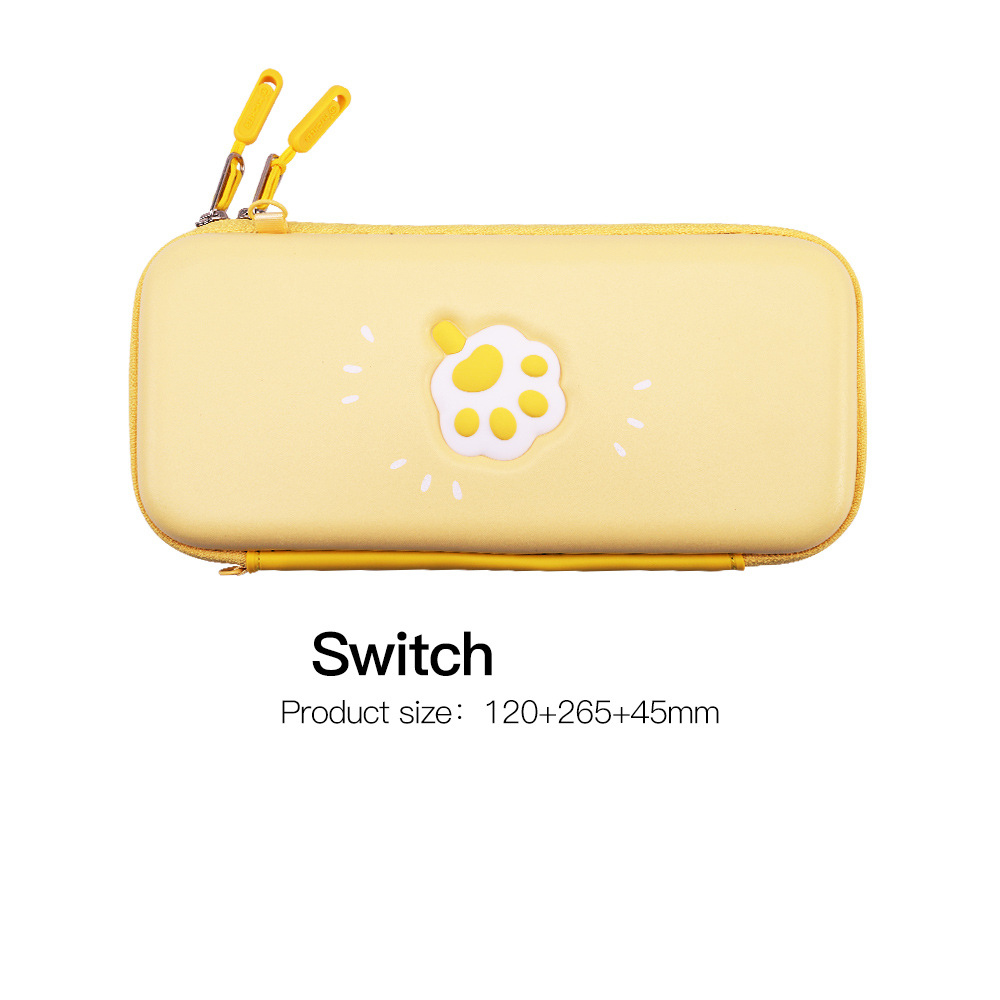 Bolsa de gato Rosa bonito para Nintendo Switch, cubierta/bolsa de almacenamiento para Nintendo Switch Lite, accesorio de juego: Yellow Switch