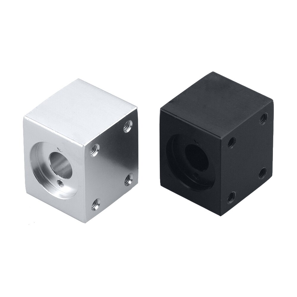 1pc Nut Housing Bracket For 8mm T8 Trapezoidal Lead Screw Nut converter Nut Seat Aluminum Block 3D Printing Parts