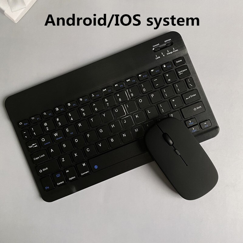 10 Inch Tablet Draadloos Toetsenbord Voor Samsung Xiaomi Huawei Teclado Bluetooth-Compatibel Toetsenbord Muis Voor Ios Android Windows