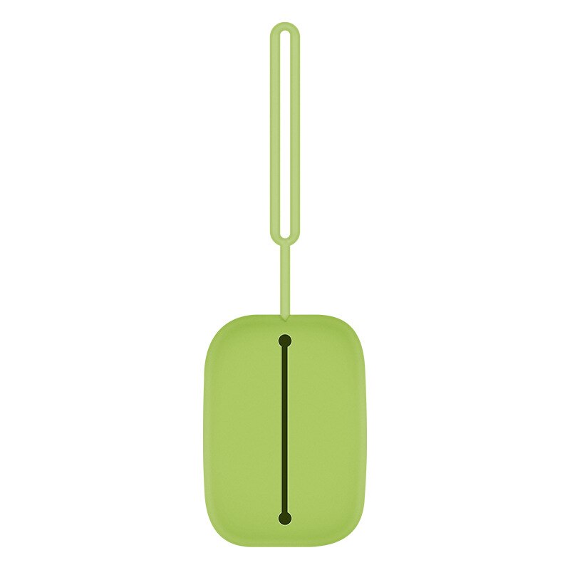 Smart Keychain Holder Organizer Credit Card Holder Mini Card Key Case ID Card Holders Multifunctional Silica Gel Cute Long Bag: Green