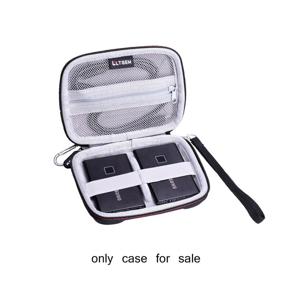 LTGEM EVA Hard Case for Samsung T7 Touch Portable SSD-500GB-USB 3.2 (MU-PC500S/WW): Default Title