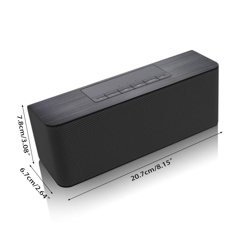 2022 Bluetooth-Compatibel Speaker Draadloze Stereo Geluid Muziek Subwoofer Soundbox Ingebouwde-Microfoon Aux Tf Card voor Pc Smartphone