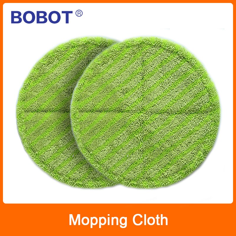 Vierkante Microfiber Cleaning Pad Glas Cleaner Robot Tool Vensterglas Cleaner Window Stofzuiger Voor Singfei WIN3060: green