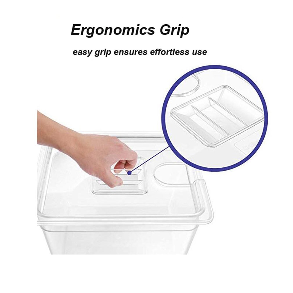Sous Vide-contenedor para máquina de carne, recipiente con tapa, tanque de agua, baño para circulador Sous Vide, cocina lenta