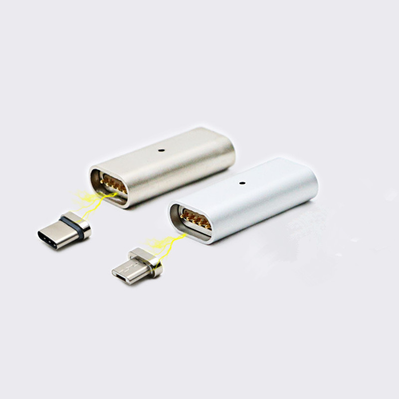 Type C Type-C Magnetische Adapter Snel Opladen Magneet USB-C Cable Adapter Voor Xiaomi Voor Huawei Voor Android smart Telefoon YS-158
