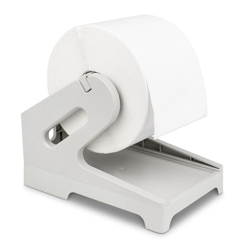Label Holder, External Rolls and Fan-Fold Paper Holder for Desktop Thermal Label Printer