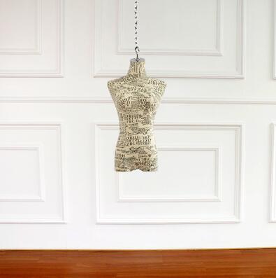 Plastic 4style Female Mannequin Body Cloth Model Props Hanging Half-Length Wedding Stainless Steel Hook Display No Hand 1pc D349