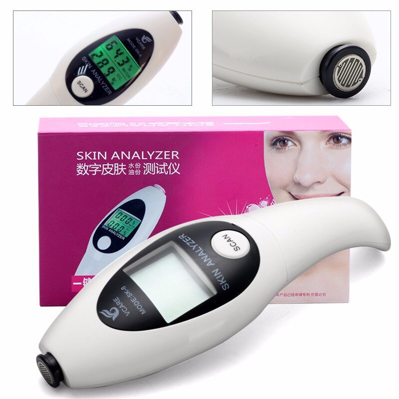 Hud vandindhold olieindhold test pen vand og olie indhold tester ansigt tester hud fugtdetektor