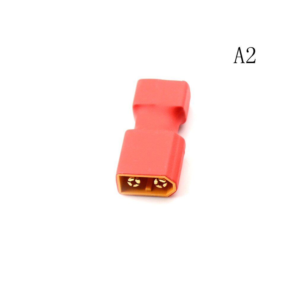 1pcs XT60 XT-60 to T-Plug Deans Male & Female No wire adapter connector For Lipo Battery charger: A2