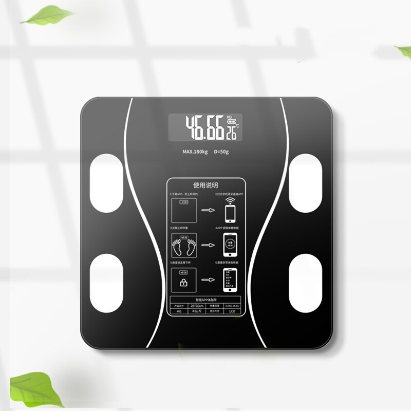 APP Bluetooth Body Fat Scale BMI Smart Wireless Digital Bathroom Weight Scale Body Composition Analyzer Electronic Scale