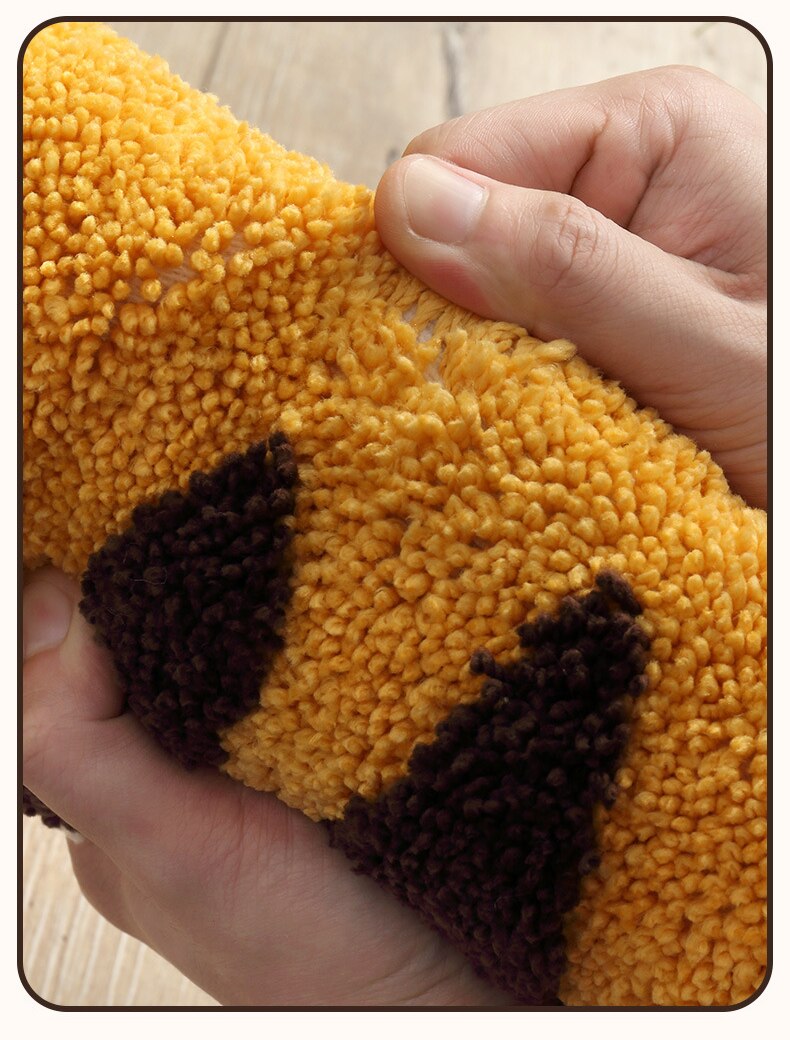 Tapis de bain floqué motif tigre dessin animé 45*65cm 50*80cm tapis de salle de bain décoration intérieure tapis de sol de couloir tapis de chambre 1 pièce