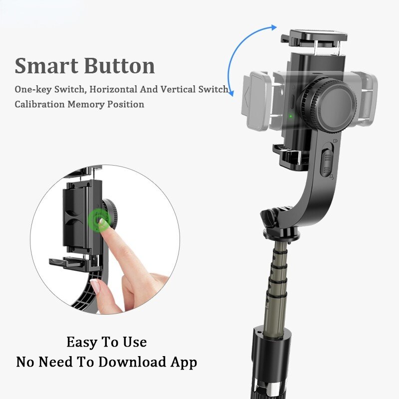 Mobile Phone Stabilizer Anti-shake Handheld Gimbal Shooting Live Tripod Multi-function Selfie Stick For Smartphones