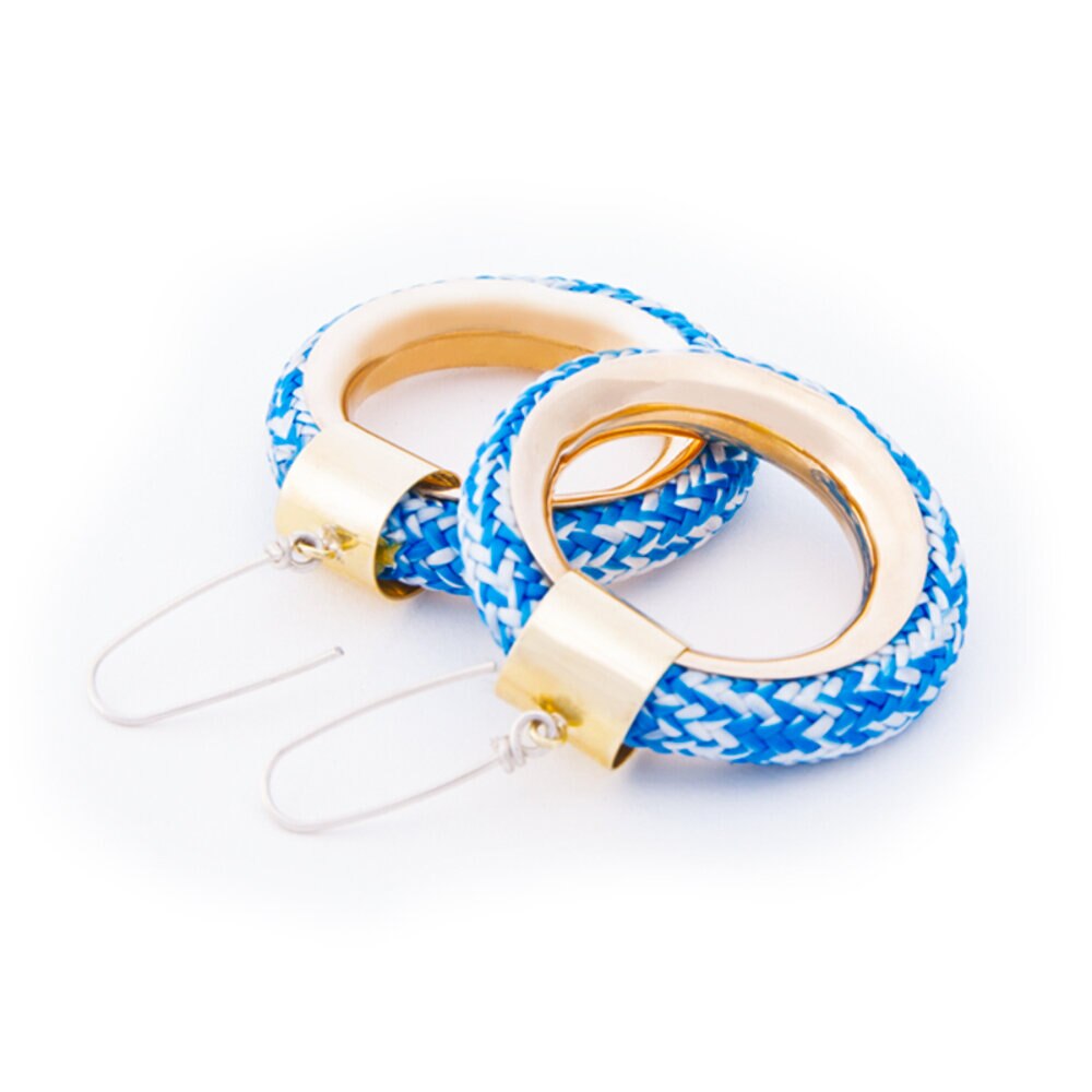 BiggDesign AnemosS marino Progettato Orecchini-Blu