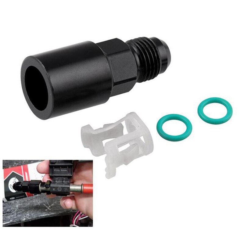 1 Set Quick Connect Fuel Line Adapter Fitting LS LS1 LS3-6AN to 5/16 Hose & 1 Pcs Tee Water Pipe Thermostat Assembly