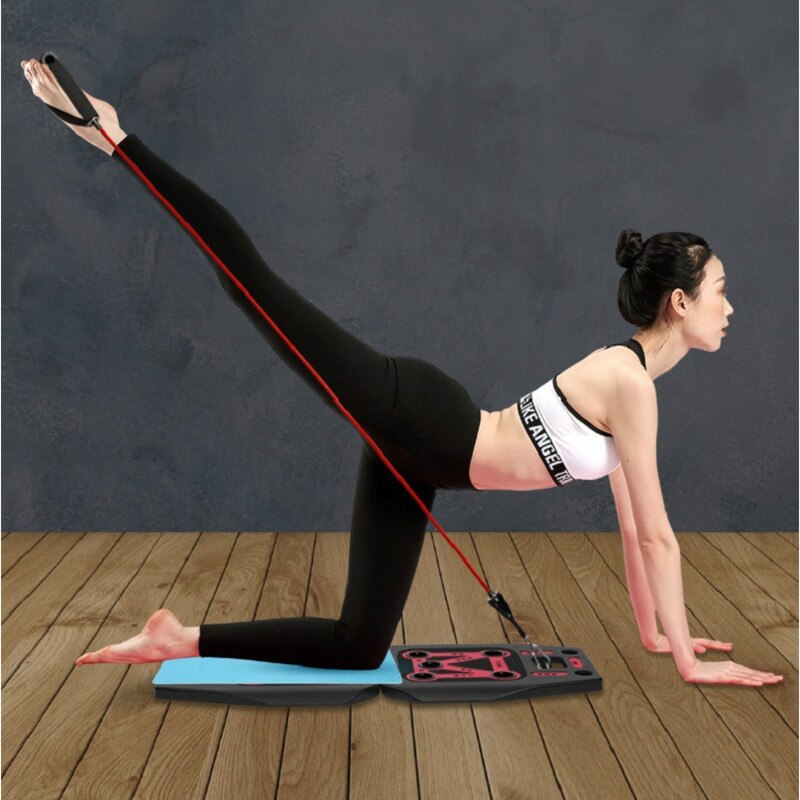 Push Up Board Bracket Multifunctional Push Up Exercise Board Push Up Device Folding Indoor Household Fitness Equipment