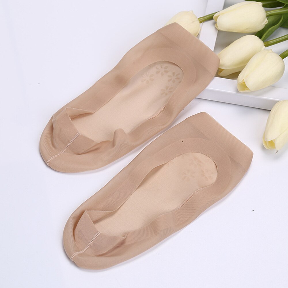 1 paar Vrouwen Vis Mond Onzichtbare Sokken Siliconen antislip Ijs Zijde Boot Sokken no show sokken calcetines bajos