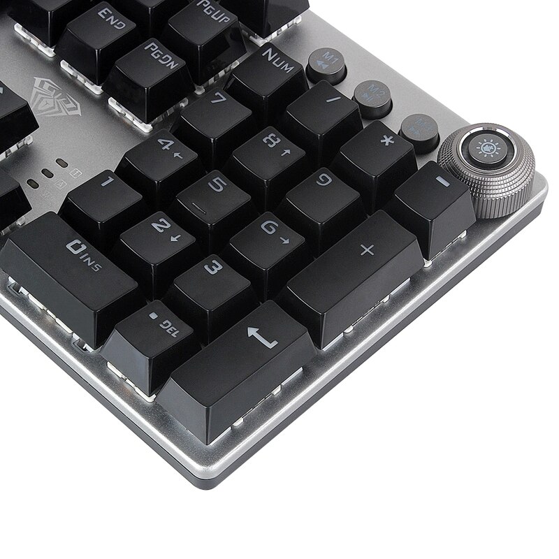 AULA Mechanical-Keyboard Game Laptop Computer Wrist-Rest Backlight LED Wired USB Gaming Hebrew Arabic Russian