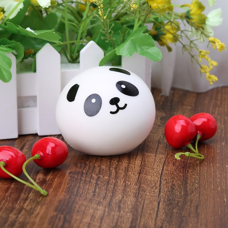 Squishy Panda Bun Stress Reliever Bal Langzaam Stijgende Decompressie Speelgoed Kinderen Speelgoed F3ME
