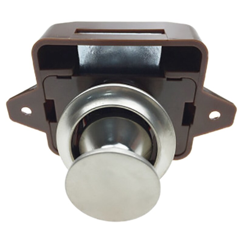 1 Pc Car Push Lock RV Caravan Boat Motor Home Cabinet Drawer Latch Button Locks for Furniture Hardware Accessories