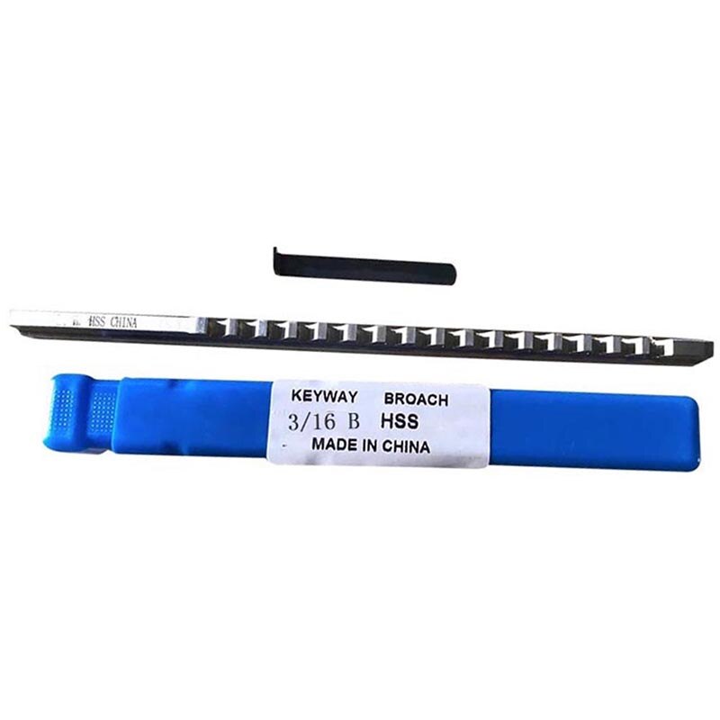 Broche de Keyway HSS de Type poussoir 3/16 B, outils de coupe pour Machine CNC, bonne