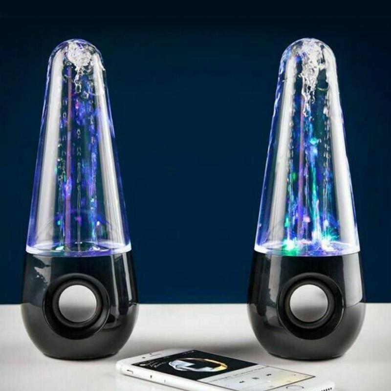 Portable Wireless Dancing Water Speaker LED Light Fountain Speaker Home Party-Shopping