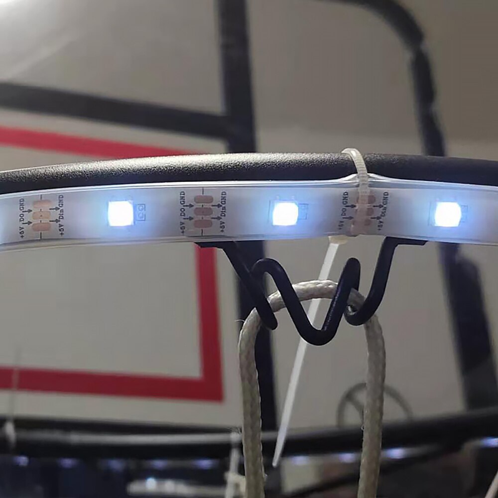 Basket hoop luz led basketball hoop luz quadro de basquete barra de luz led basketball hoop luzes de basquete solar luz