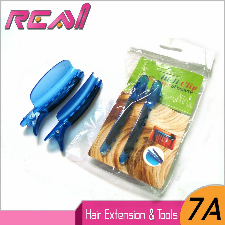 1-2 stuks Blauw Kleur Plastic Snelheid Separator Clips Sectie Clips Voor Hair Extensions Installatie