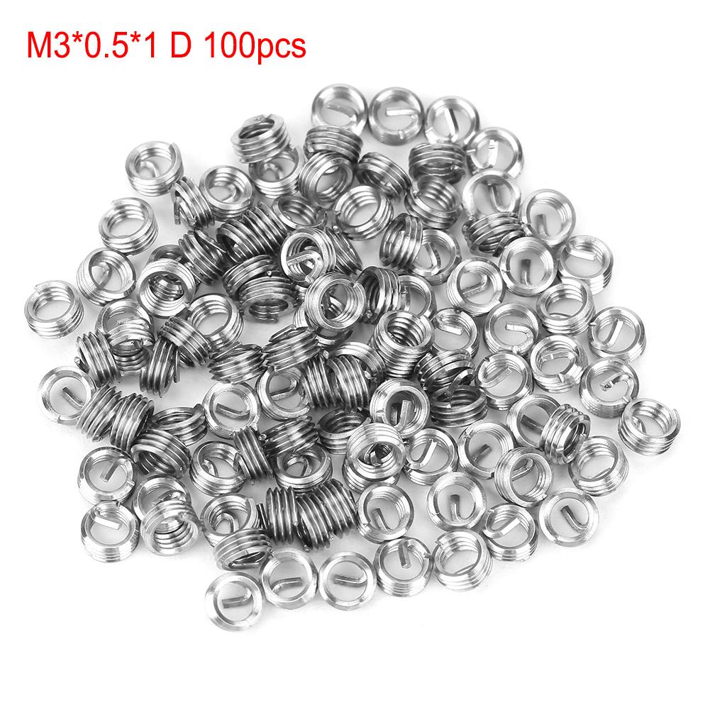 M3 Stainless Steel SS304 Coiled Wire Helical Screw Thread Inserts 100pcs: 1