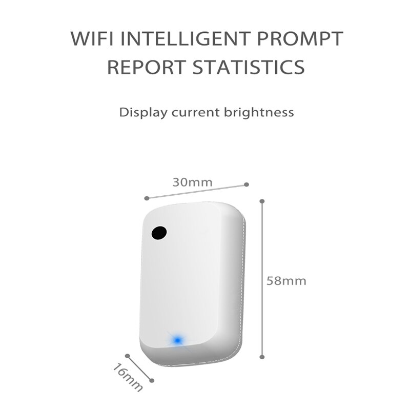 Smart Home Light Sensor Working With Smart Life App Linkage Intelligence Illumination Sensor Tuya With Alexa Google Home Homekit