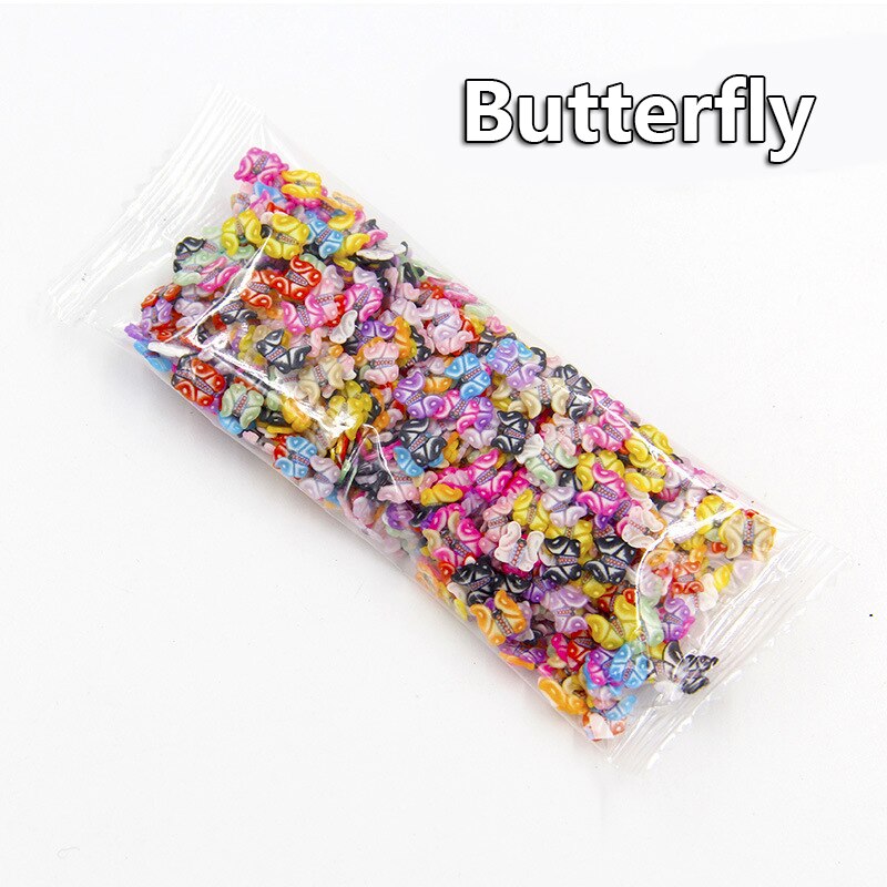 1000pcs/bag DIY Slime Soft Pottery Fruit Slices Filler For Nails Art Slime Fruit Slime Accessories Supplies Decoration Toy: 1000Pcs toy 5