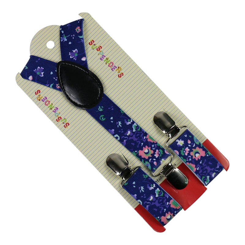 Winfox-Tirantes con estampado de flores para bebé, tirantes para chicos, elásticos, 2,5 cm de ancho: 09